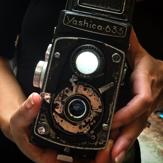 Yashica635 medium format camera